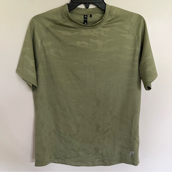 Men’s 1st Phorm Camouflage Short Sleeve Athletic Shirt Size Small Green - Picture 1 of 9